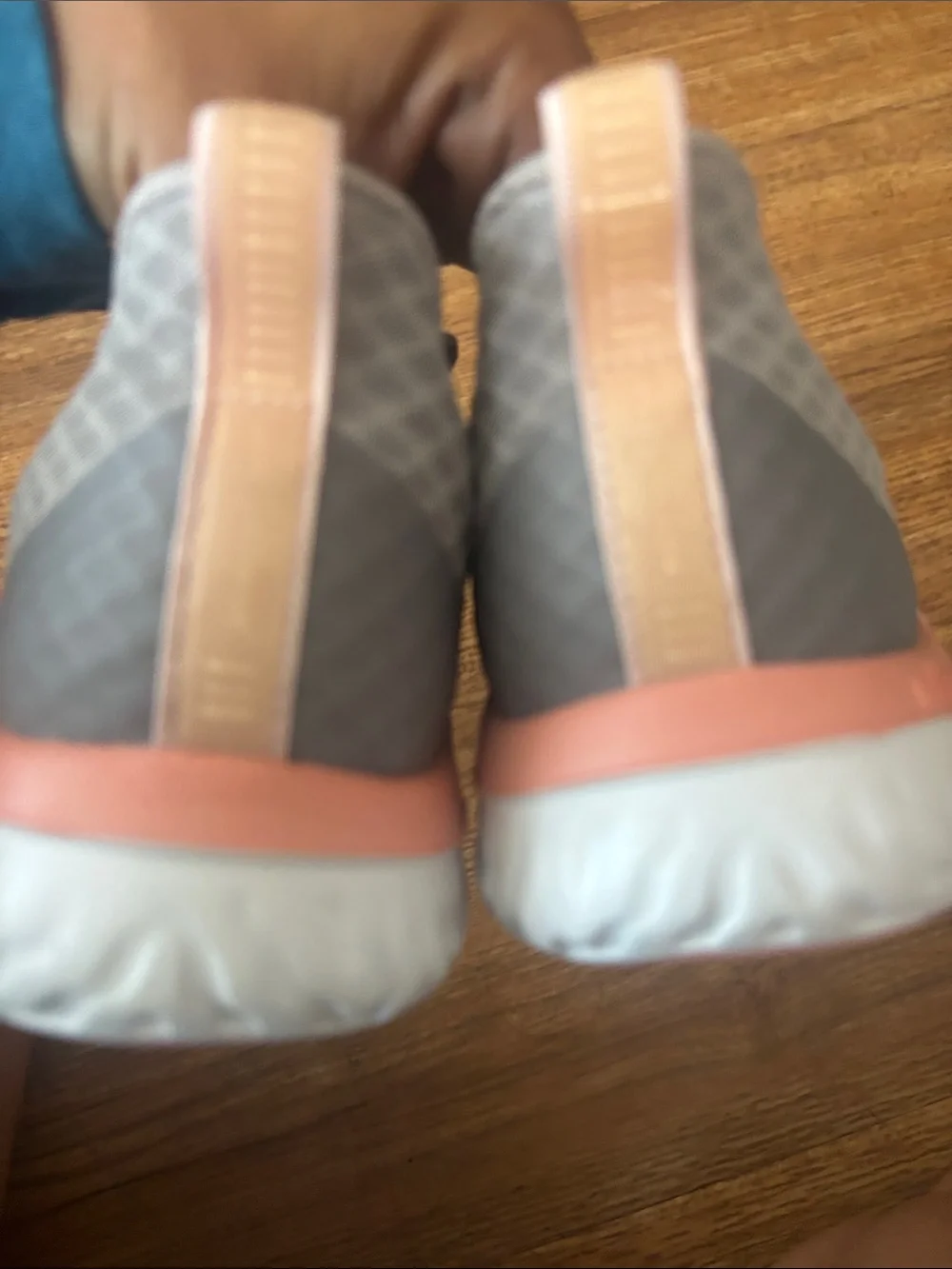 Nike Light Gray & Blush Women's Training Sneakers